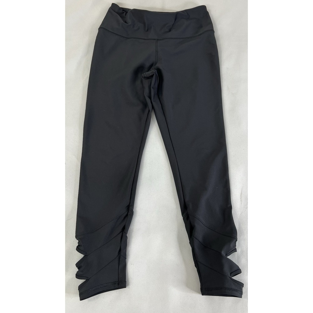 Old Navy Black Powersoft‎ High Rise Compression Black Athletic Leggings Large